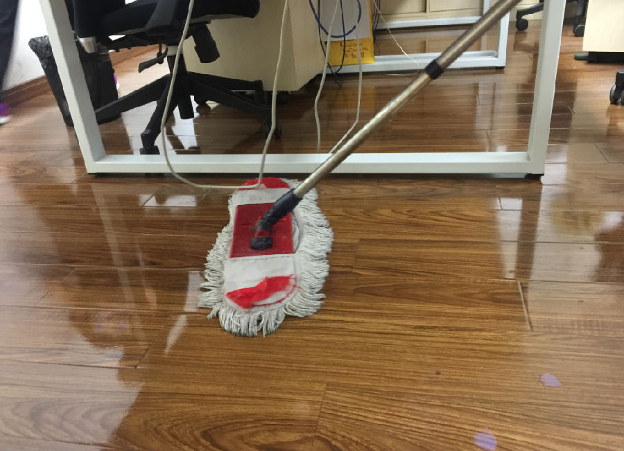 桦川县木地板保洁案例