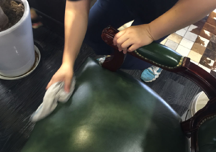 桦川县家具清洗案例